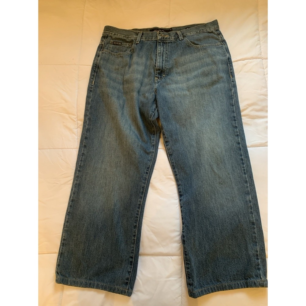 Calvin‎ Klein Jeans Jeans Mens Talla (ACTUAL 36X28) Blue Relaxed Straight